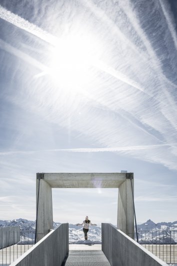 Modern architecture on the Gaislachkogl in Sölden