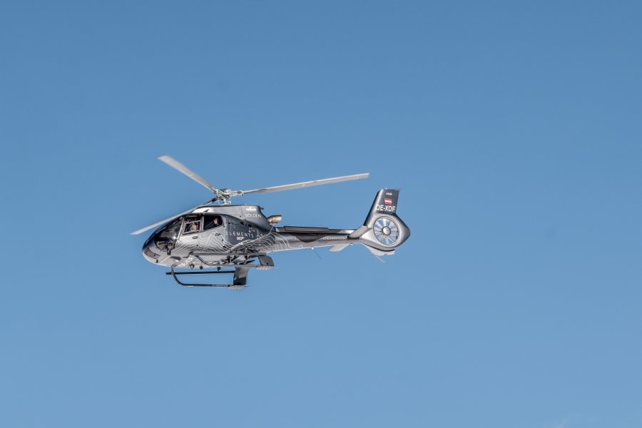 Hubschrauberflug Sölden - James Bond Schauplätze