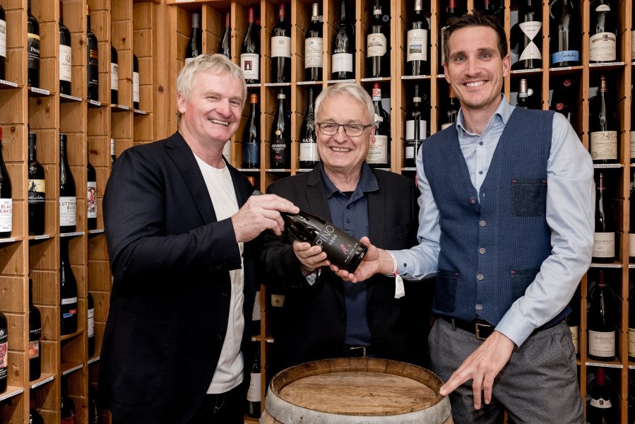 The PINO 3000 winegrowers - Paul Achs, Joachim Heger and Philipp Zublasing