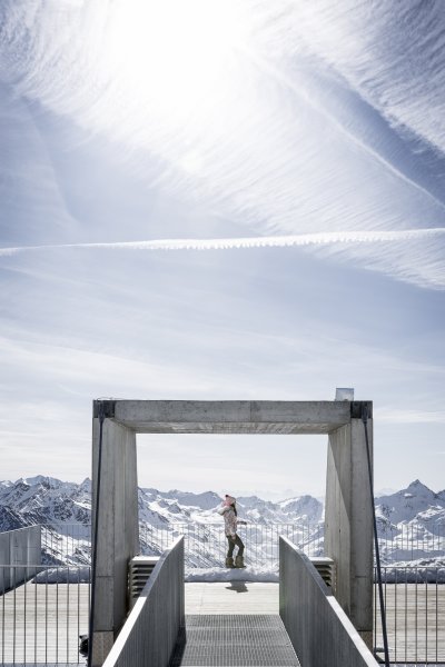 James Bond SPECTRE shooting location ice Q on the Gaislachkogl in Sölden